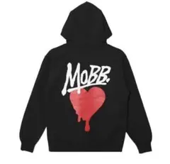 MOBB モブ ハート パーカー Mサイズ 黒 ブラック - メルカリ