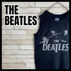 THE BEATLES ノースリーブ Tシャツ ミュージック 雰囲気抜群 古着