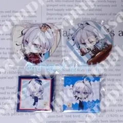 AMNESIA イッキ SD 缶バッジ ハート スクエア エビテン オトガ