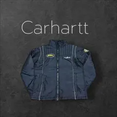 Carhartt 中綿ナイロンジャケット刺繍ロゴ×ワークパッチ パイピングライン