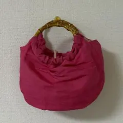 和装用 浴衣用 巾着バッグ ピンク