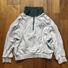 ハーフジップ　トレーナー　スウェット110