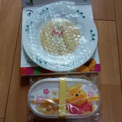 くまのプーさん 子ども用弁当箱、お皿セットのサムネイル