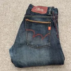 archive】gimmick denim pants y2k 鬼ヒゲ 濃紺 - メルカリ