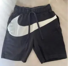 ナイキ NIKE スウッシュロゴ ショートパンツ ハーフ ショーツ XS 黒