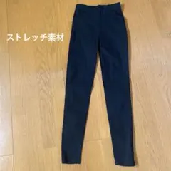 新品未使用　スキニーパンツ ブラック　ストレッチ有り　Mサイズ　ウエストゴム