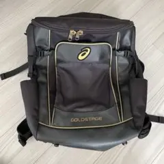 アシックス　GOLDSTAGE 野球用バッグ　ブラック　32L