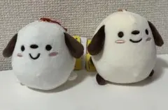 犬の福 ぬいぐるみマスコット あずき いちご 2種コンプリートセット