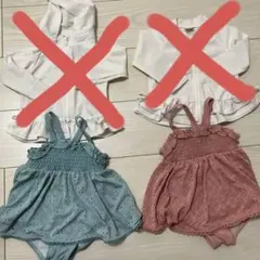 petit main ワンピース水着 80㎝ 2セット