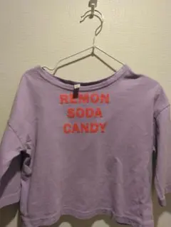 値下げ韓国子供服ラベンダーTシャツ
