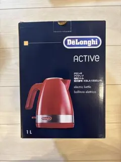 新品・未開封！DeLonghi KBL1200J-R 電気ケトル 1L レッド DeLonghi 電気ケトル KBLA1200J-R レッド - メルカリ