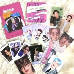 BTS SUGA ユンギ センイルカフェポストカード&コースターセット