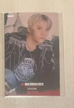 JO1 川西拓実　ムビチケ通販限定特典　フォトカード