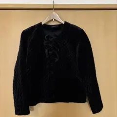 INGEBORG ベロアリボンジャケット