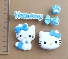 クロックス ジビッツ アクセサリー かわいいキティちゃん　5点セット