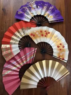 舞扇子 5点セットのサムネイル