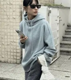 美品 CLANE クラネ H/N KNIT HOODIE フード ニット