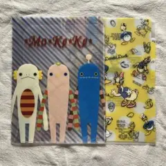 モケケ MoKeKe ＆ディズニードナルドクリアファイル