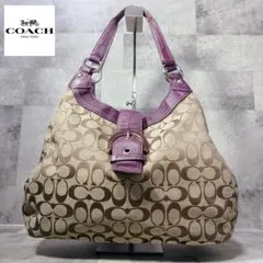 美品✨COACH パッチワーク ホーボー ワンショルダーバッグ 10086