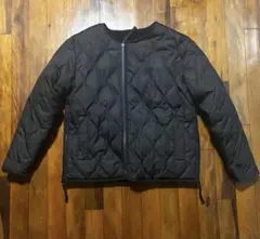 TAION タイオン ミリタリー リバーシブルジャケットM（黒×黒）