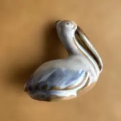 ヴィンテージ ペリカン鳥ミニチュア