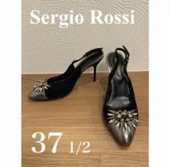 Sergio rossi セルジオロッシ ビジューサンダル 37 1/2