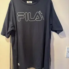 FILA フィラ 半袖Tシャツ ネイビー レース 4Ｌ