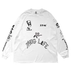XL ロンT 2PAC タトゥー tattoo 刺青 RAP TEE SNOOPのサムネイル