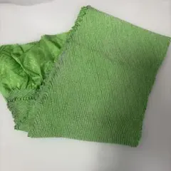 帯揚 黄緑 絞り
