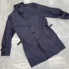 Men’s Bigi コート スタンドカラー ウエストベルト付き ネイビー 02