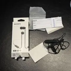 【新品未使用】SONY WI-C100 ワイヤレスイヤホン ブラック
