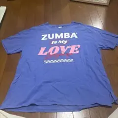 ZUMBA 半袖 Tシャツ パープル ロゴプリントのサムネイル