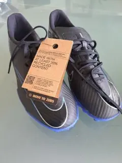 NIKE サッカーシューズ ブラック/ブルー24.5