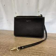 アニエスベー　レザー　カードケース　小銭入れ