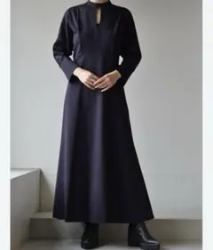 マメクロゴウチ ひざ丈ワンピース