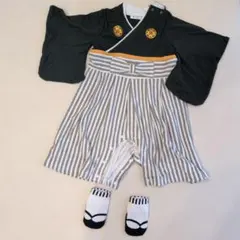 袴風ロンパース　80cm 靴下　セット