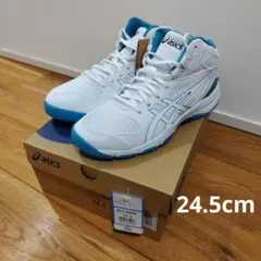 asics DUNKSHOT MB 9 24.5cm ホワイト/ラグーン
