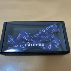 FAIRFAX ネイビー ループ模様 蝶ネクタイ