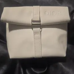 Dior ホワイト ロールトップポーチ