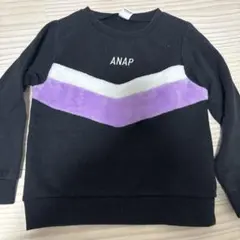 ANAP KIDS カラーブロック トレーナー Mサイズ