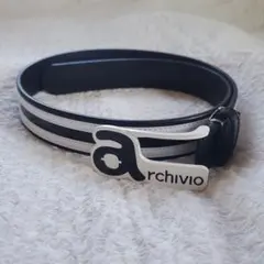 archivio アルチビオ ベルト ブラック ホワイトのサムネイル