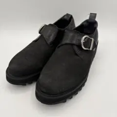 ハレ　【26.5cm】シャークソールモンクシューズブラックのサムネイル