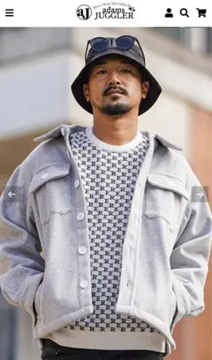 アダムスジャグラー フリースジャケット