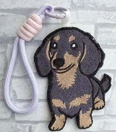 ハンドメイド 刺繍 チワワ うちの子 バッグキーホルダー チャーム 犬