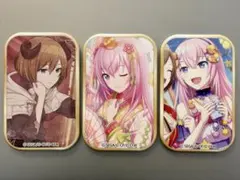 プロセカ　スクエア缶バッジ　巡音ルカ　MEIKO 3点セット