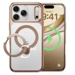 CASEKOO iPhone 17 Pro Max ケース（デザートチタニウム)