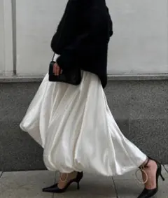 バルーンスカート ロングスカート