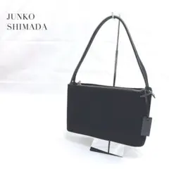 ◆ジュンコシマダ ハンドバッグ スエード レザー 二連ストラップ