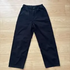 ユニクロ　ワイドフィットジーンズ　ブラック　130㎝