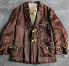 1900s silk satin smoking jacketのサムネイル